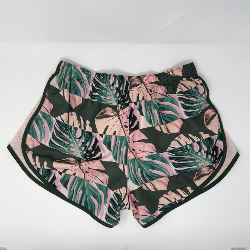 Nike Dri-FIT Women’s Running Shorts Medium Tropical Leaf Print size medium - Picture 11 of 13